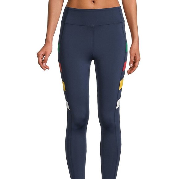 HBC x Lazypants Women's Multistripe Yoga Pants - Medium NWT - Picture 1 of 2